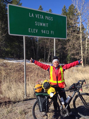 La Veta is Megan's first pass traversed by bicycle