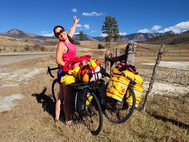 Changed into shorts and tank top because it was so warm!