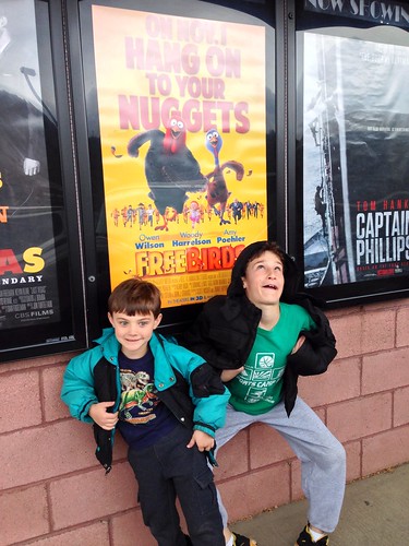 Going to the movies with these kidz